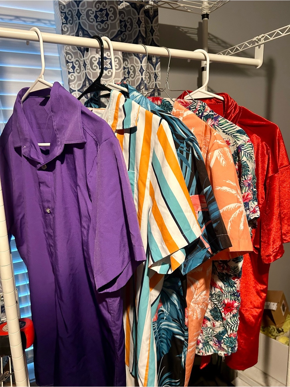 6 Short-Sleeve Button-Up Sold Together